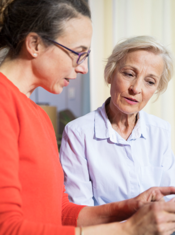 E-health female patient with nurse 1